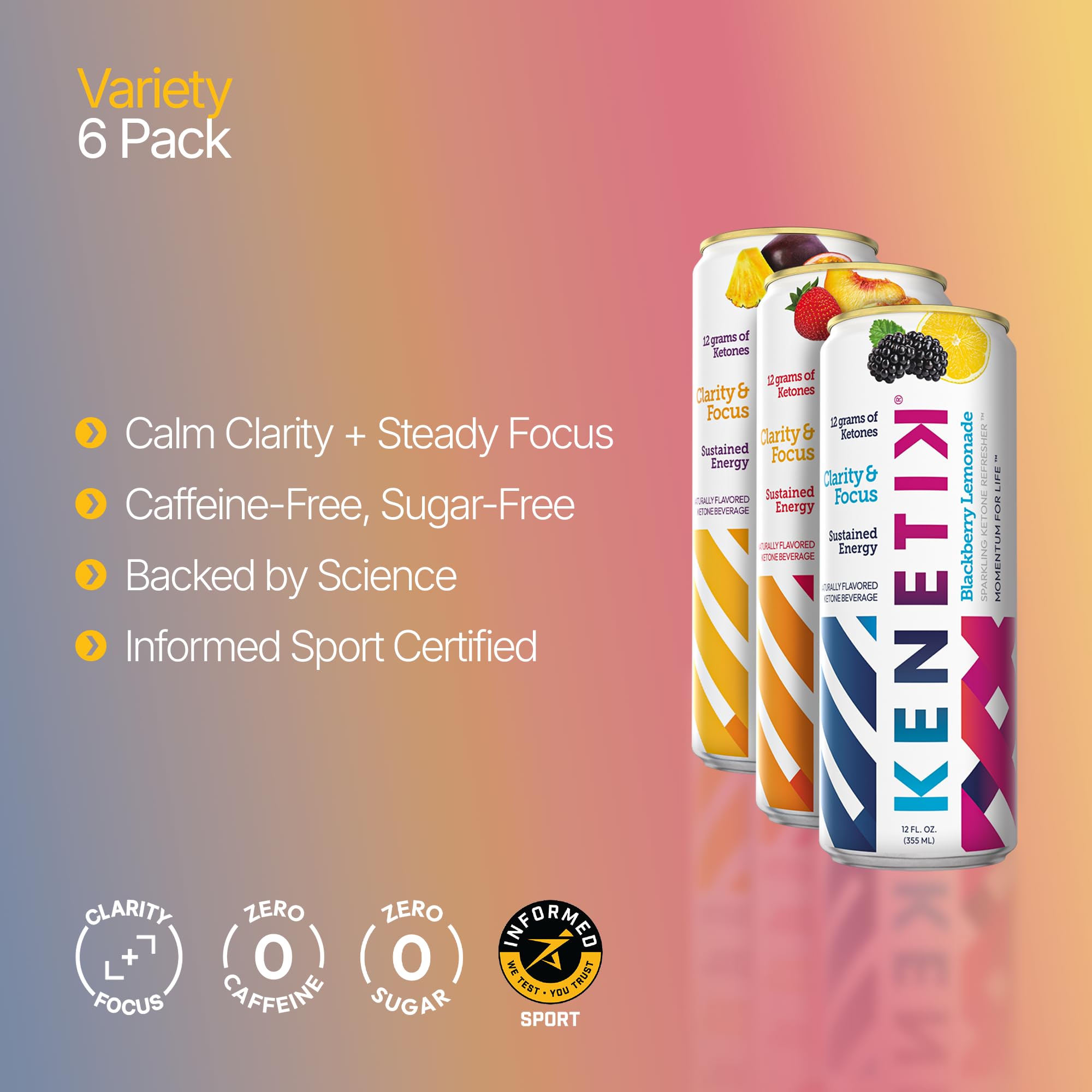 Kenetik ready-to-drink 12oz can shown for convenient daily use.