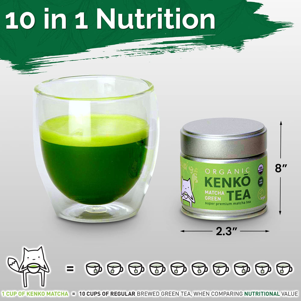 First harvest May, premium organic matcha harvested for peak sweetness.