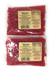 Kenny's Cinnamon Licorice Twists 2lb bulk bag, perfect for entertaining and easy stocking.