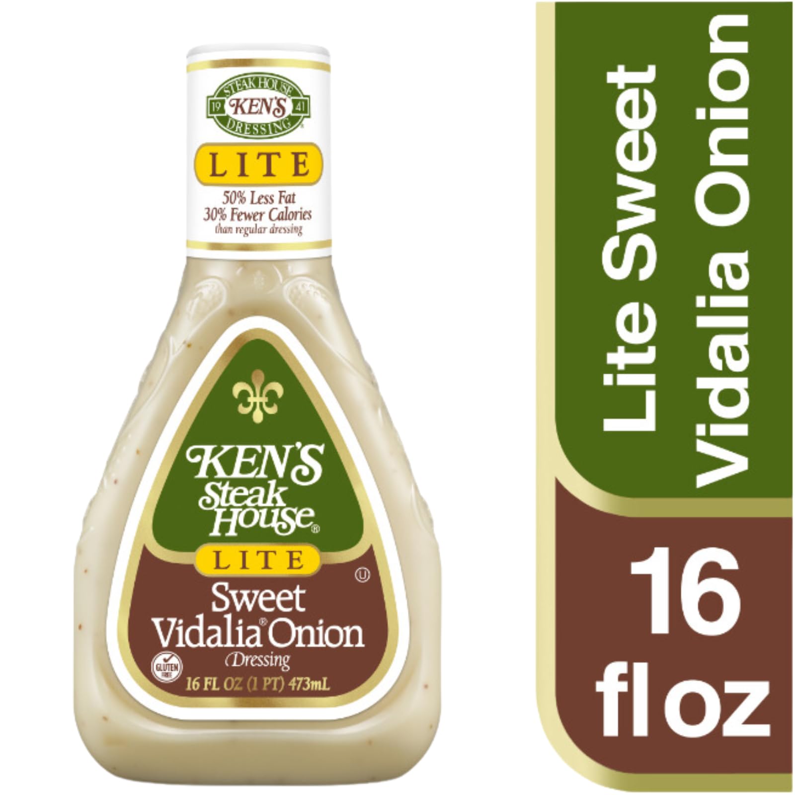 Ken's 4-pack packaging of Sweet Vidalia Onion Dressing for family meals.