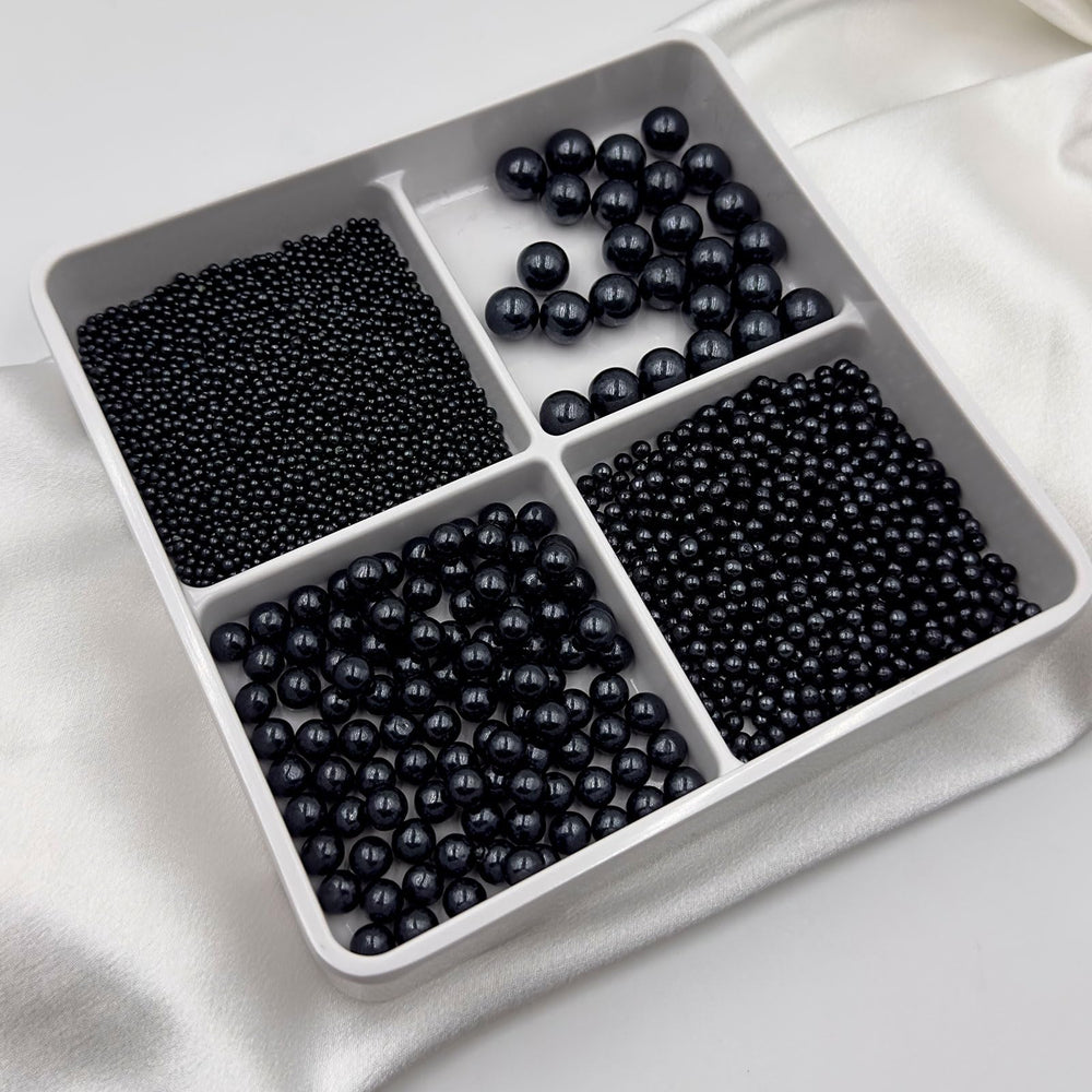 Kercky Black Pearl sprinkles provide dramatic finishing touch