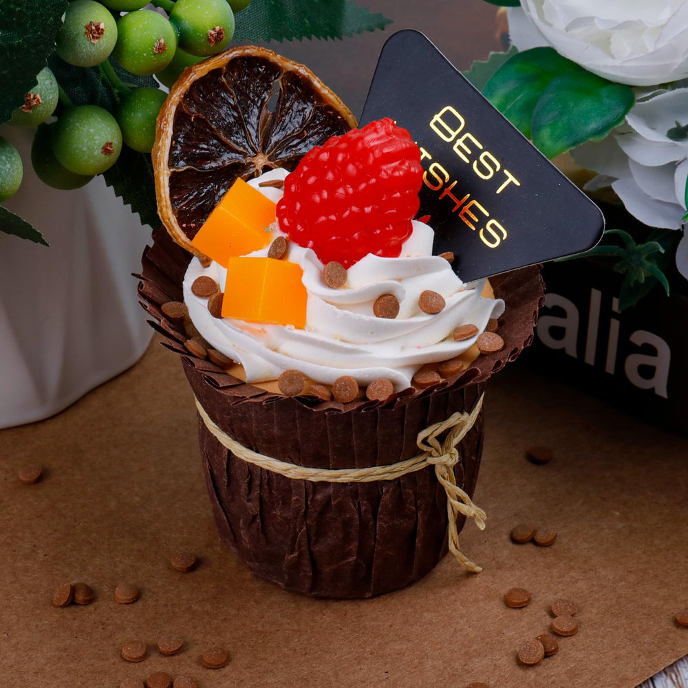 Kercky brown sprinkles enhance dessert presentation with rich color and crunch.