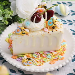 Kercky Easter Flower Sprinkles feature bees for playful cupcake toppers.