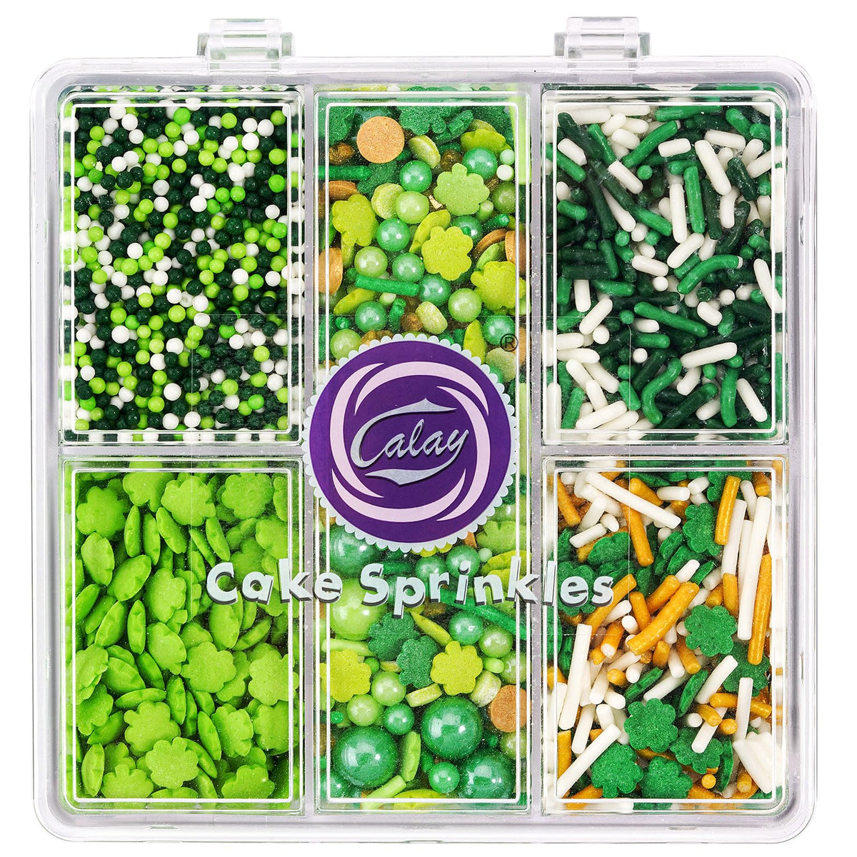Kercky green sprinkles packaging for organized storage and quick decorating