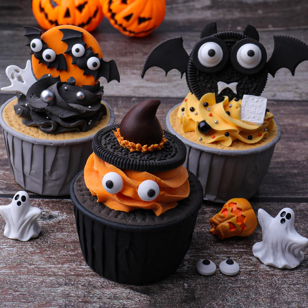 Kercky Halloween prank sprinkles with eye motifs for desserts