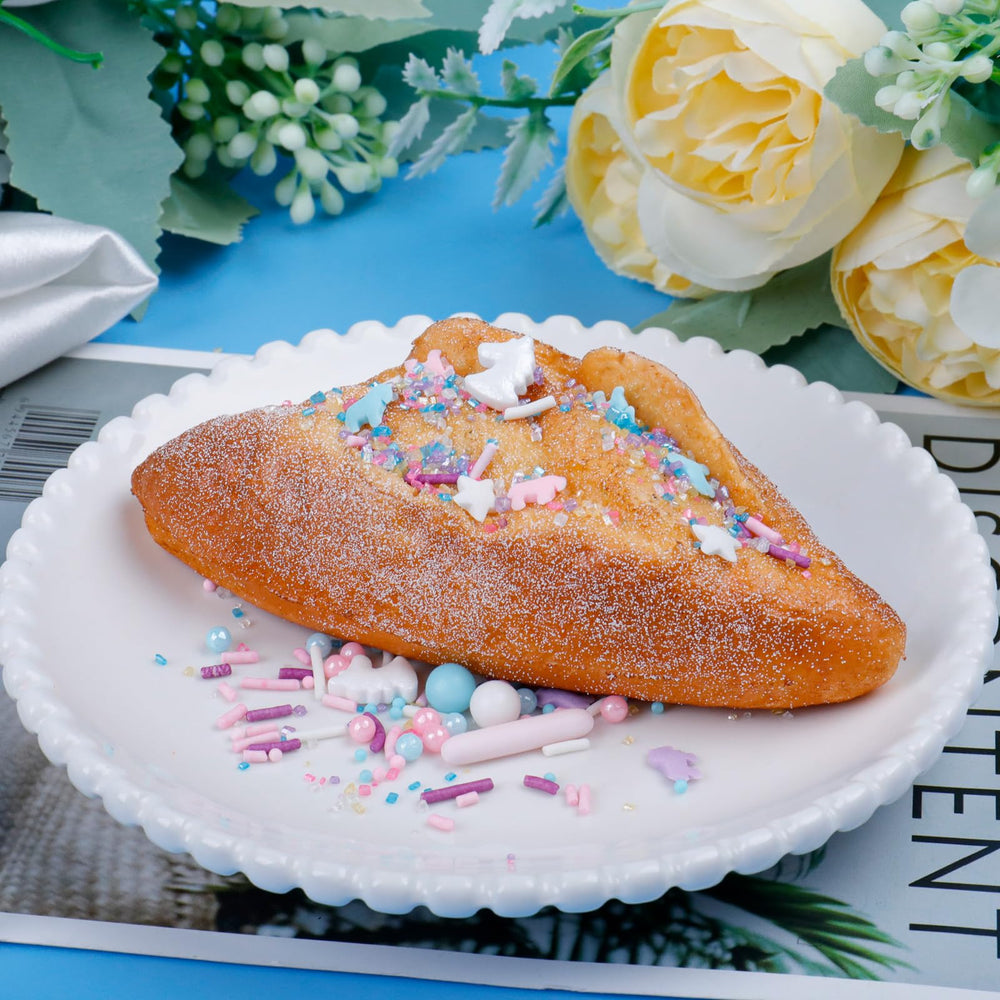 Kercky Pastel Sanding Sugar crystals create smooth, glossy dessert finishes.