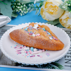 Kercky Pastel Sanding Sugar crystals create smooth, glossy dessert finishes.