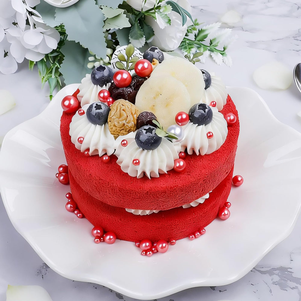 Kercky white pearl sprinkles for classic, glossy dessert touches
