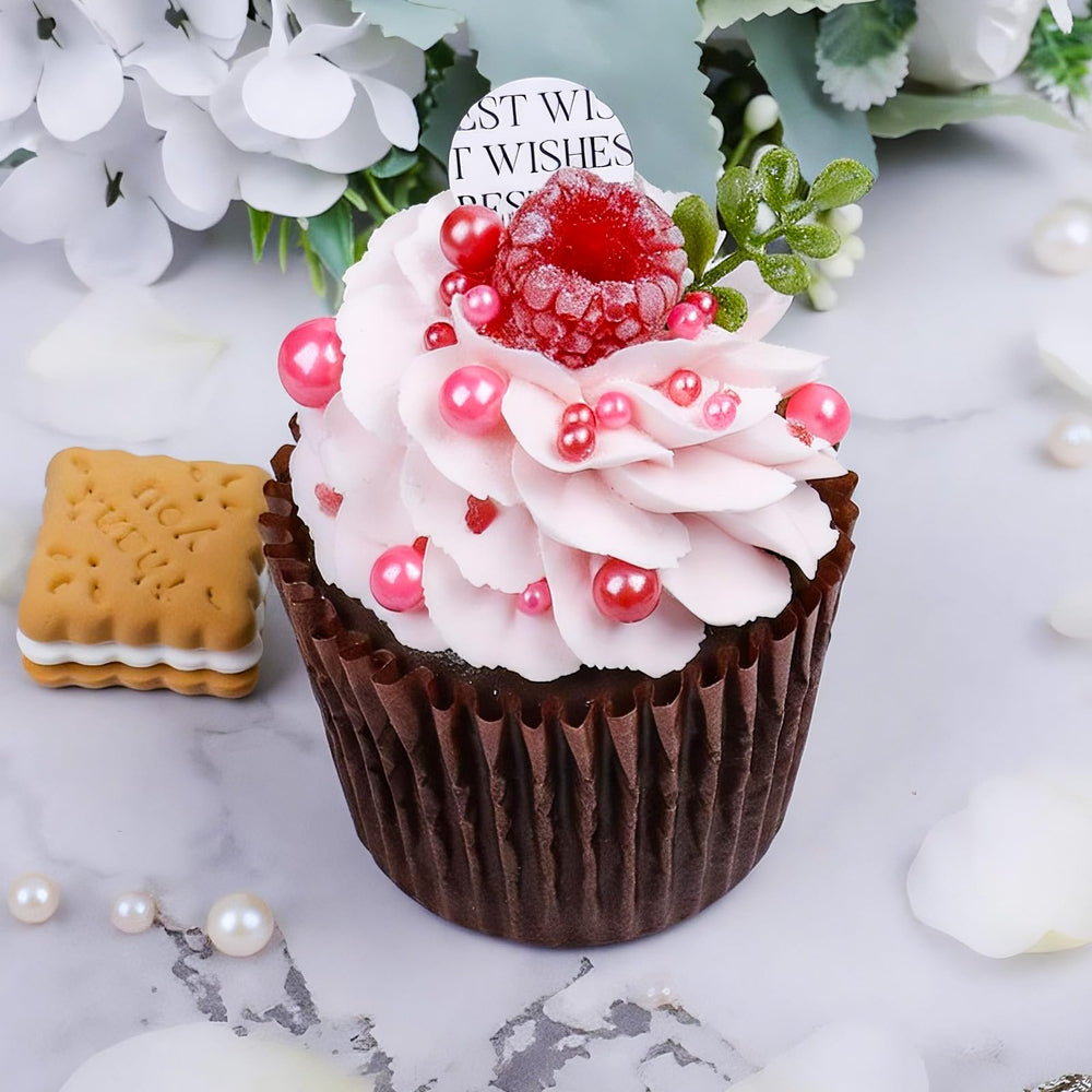 Kercky pink pearl sprinkles dark pink for rich color accents on desserts
