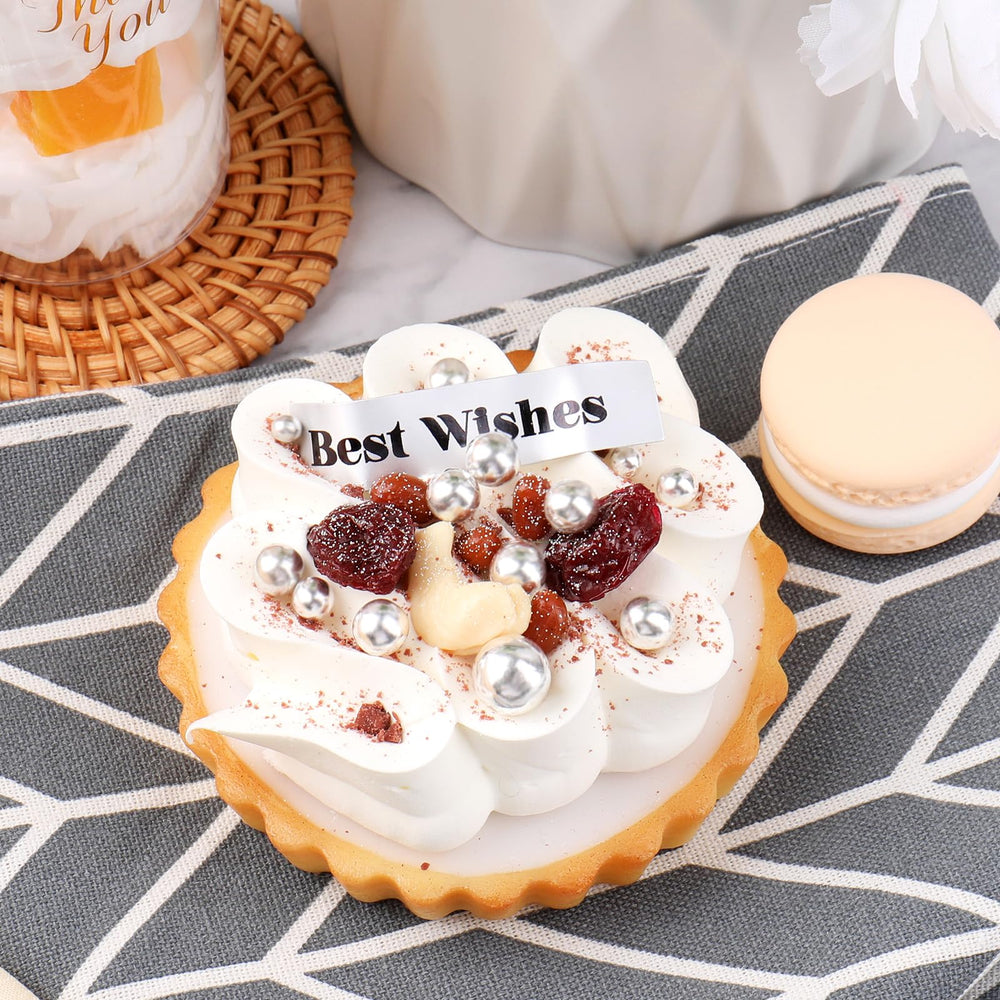Kercky lustrous sprinkles add chic shine to wedding cakes and winter desserts.
