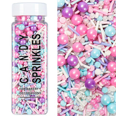 Kercky pastel sprinkles with pearls and confetti add vibrant color to cakes