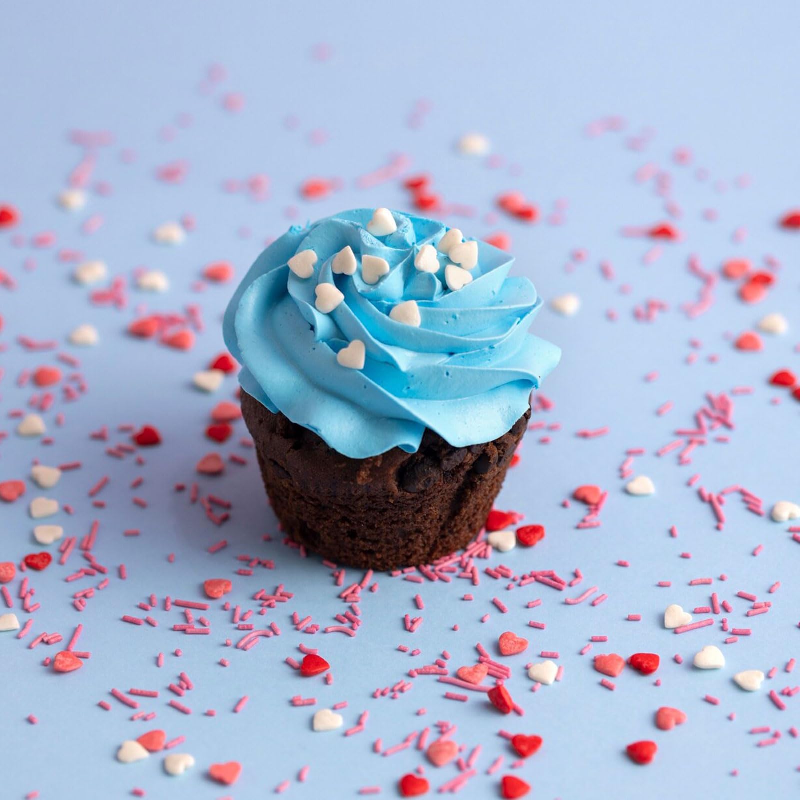 Kercky Valentines Sprinkles red mini-pearl deliver chic accents on cupcakes and cakes
