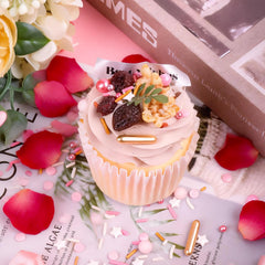 Kercky Valentines Sprinkles sugar pearls close-up highlighting crunchy texture and shine