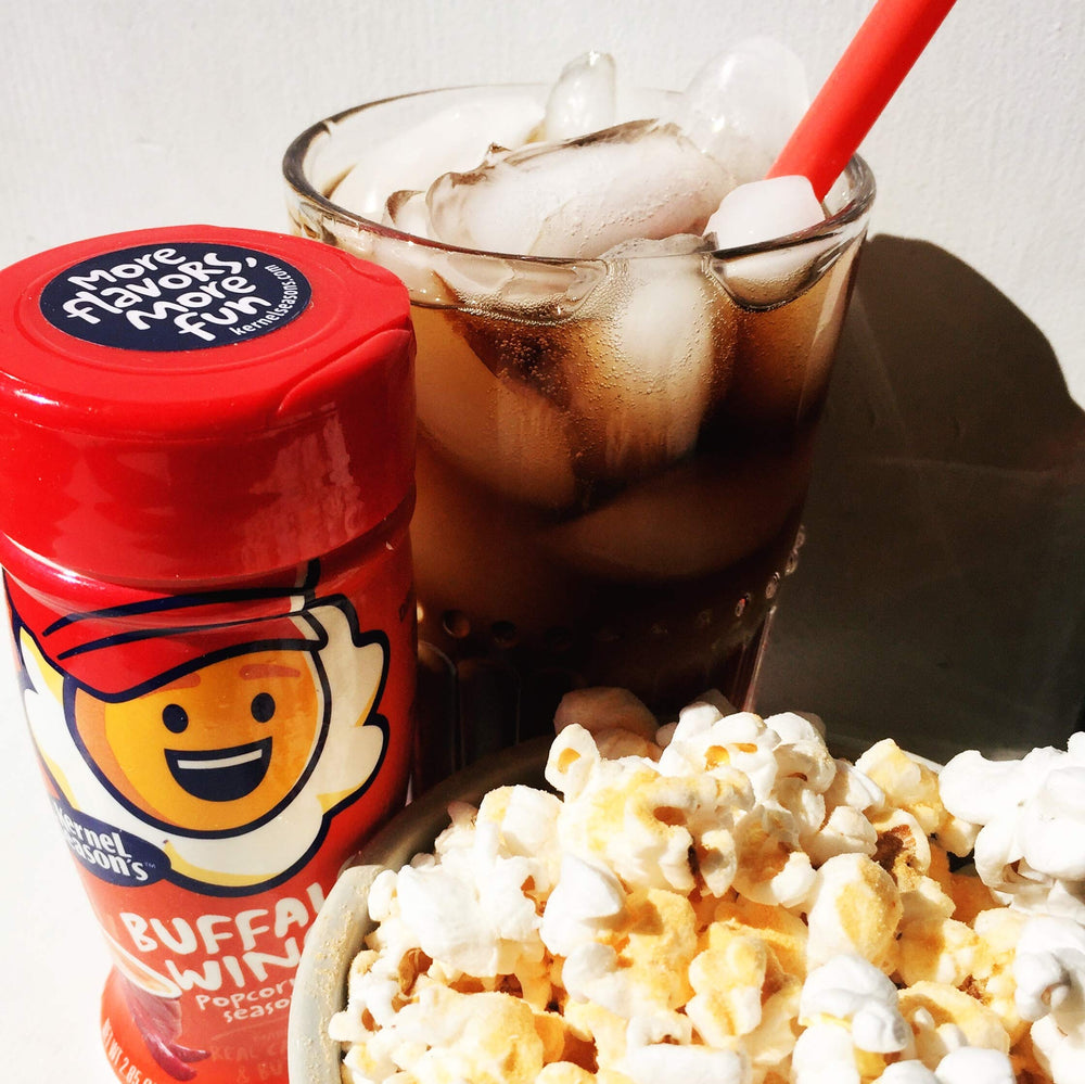 Kernel Season's Buffalo Wing seasoning front label for easy flavor recognition