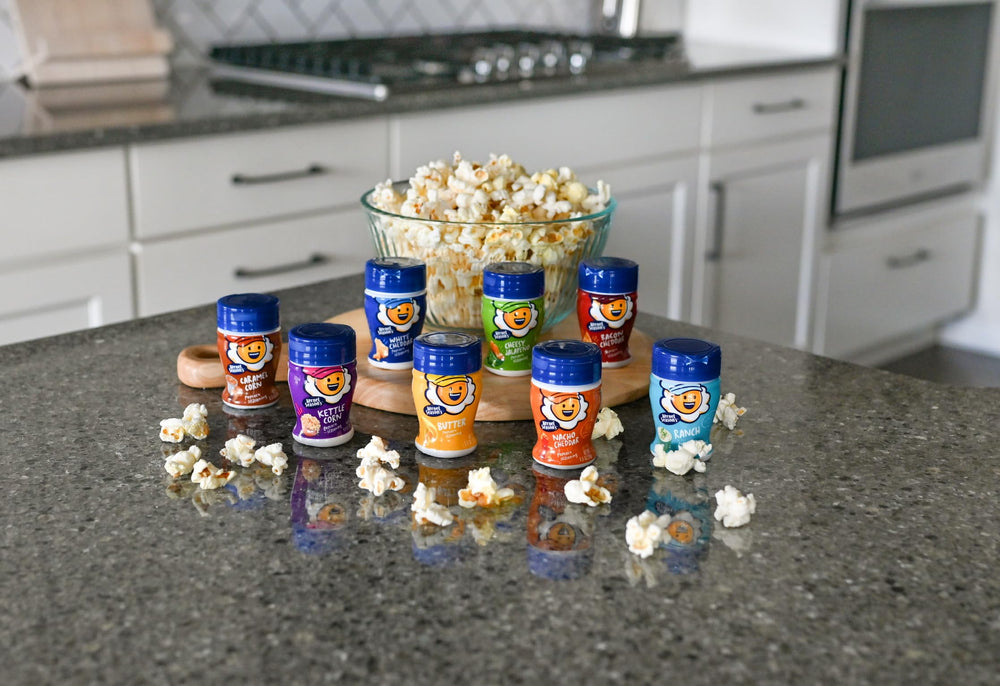 Kernel Season's Butter mini jar adds classic flavor to popcorn and roasted veggies.