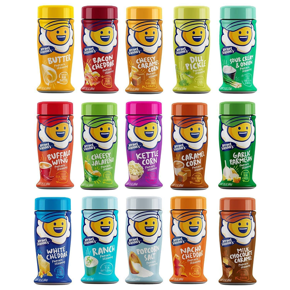 Kernel Seasons popcorn flavors variety pack for movie nights and gatherings
