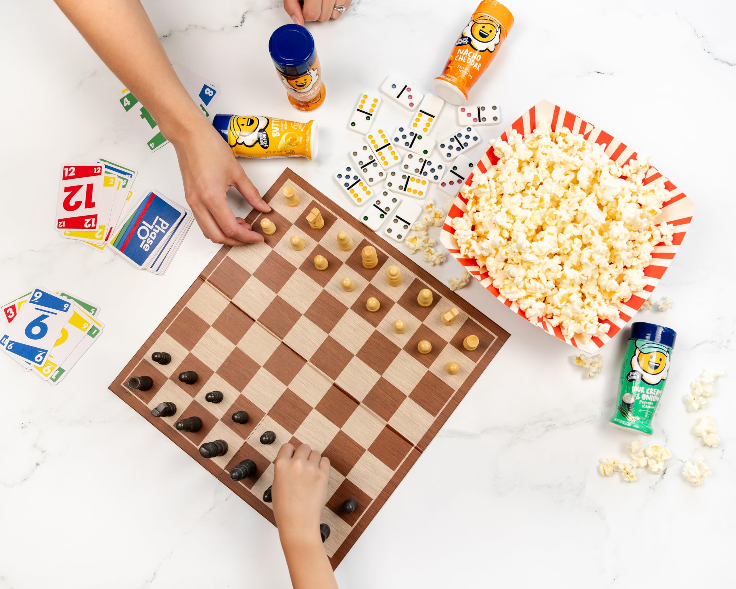 Kernel Season's Garlic Parmesan adds savory depth to popcorn and veggies.
