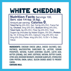 Kernel Season's popcorn with White Cheddar seasoning delivers tangy, cheese-forward taste to homemade popcorn.
