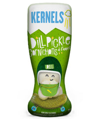 Kernels Dill Pickle Popcorn Seasoning closeup granules show zesty texture.