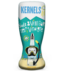 Kernels salt vinegar seasoning close-up showing crisp grains for even coating.