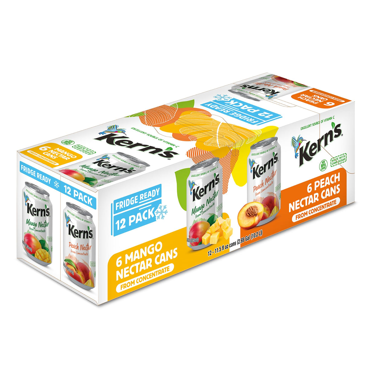 Kern's Tropical Fruit Nectar Mango bottle for a refreshing tropical sip.