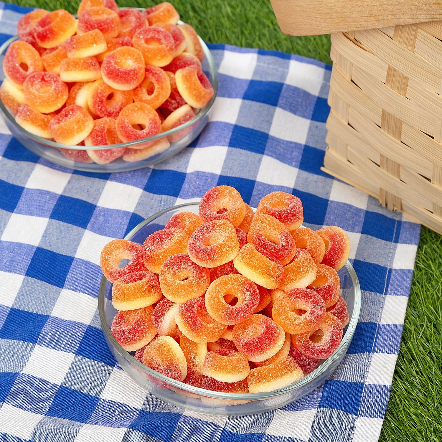 Kervan Bebeto Peach Rings sealed pack maintains freshness