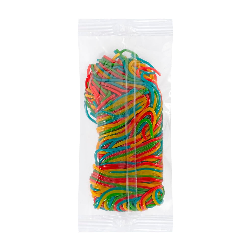 Kervan Bebeto Rainbow Laces soft chewy candy texture