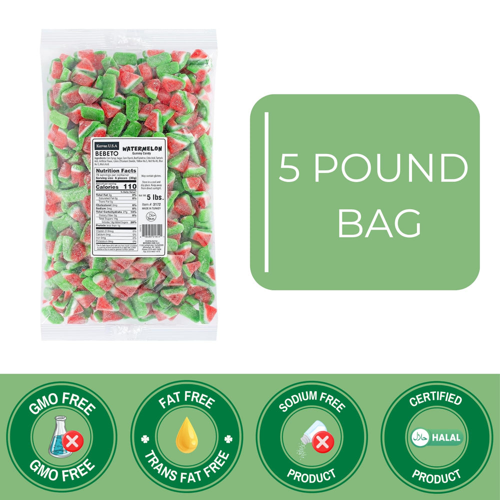 Kervan Watermelon Slices sealed bag preserving freshness and aroma.