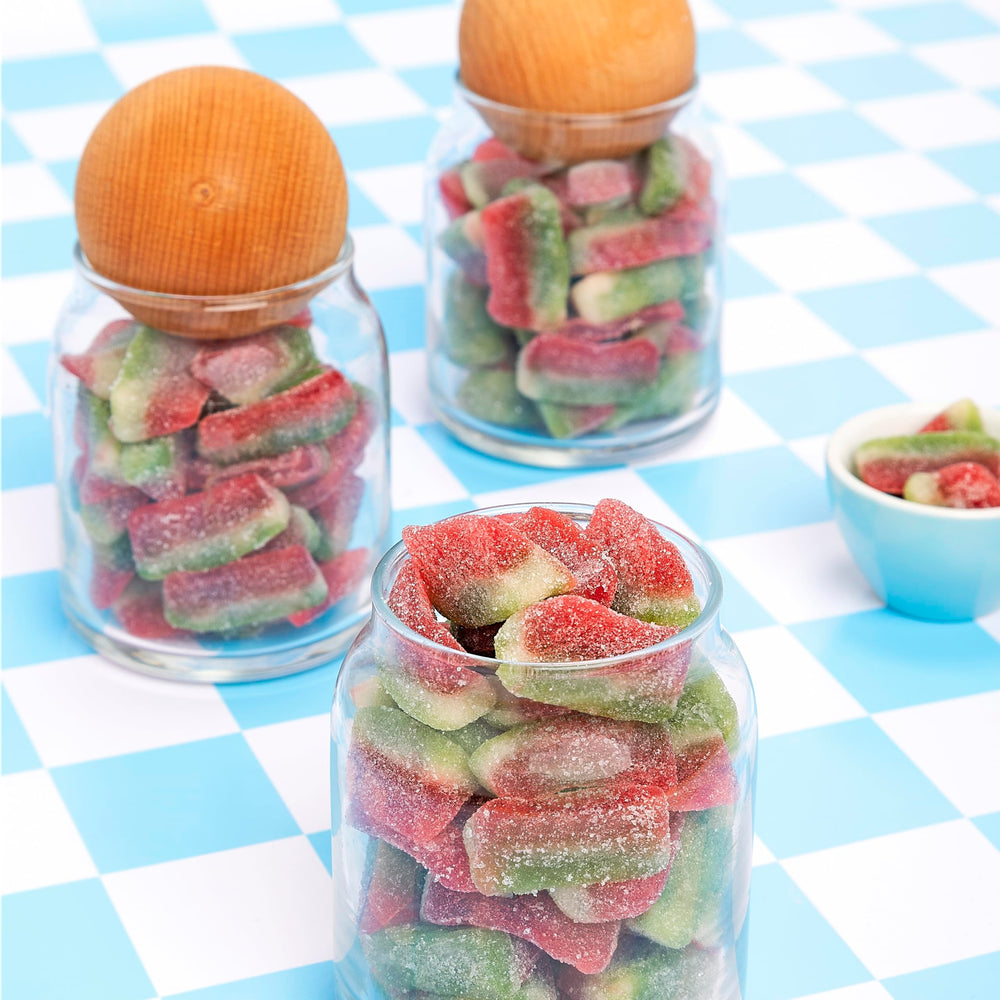 Kervan Watermelon Slices soft-chewy texture suitable for kids and adults.