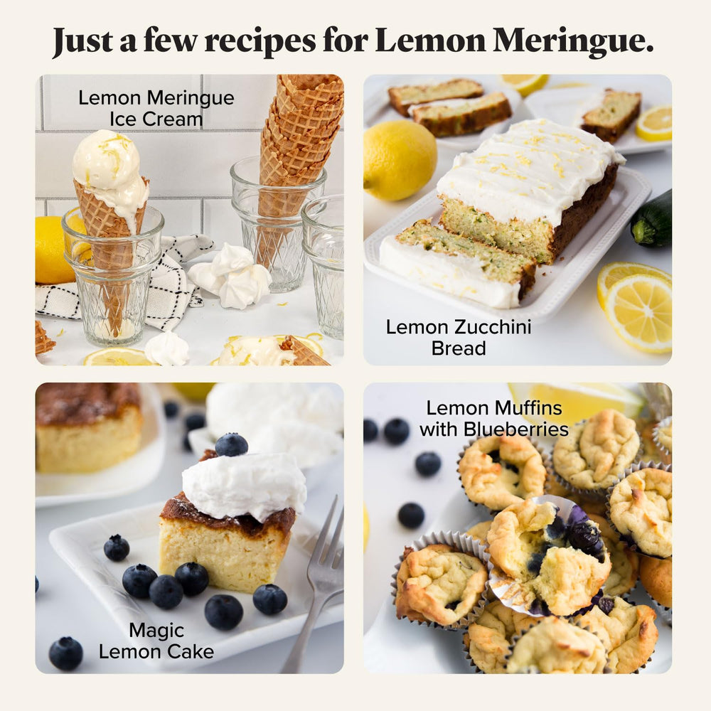Keto Chow Lemon Meringue kitchen scene with quick, satisfying keto meal.