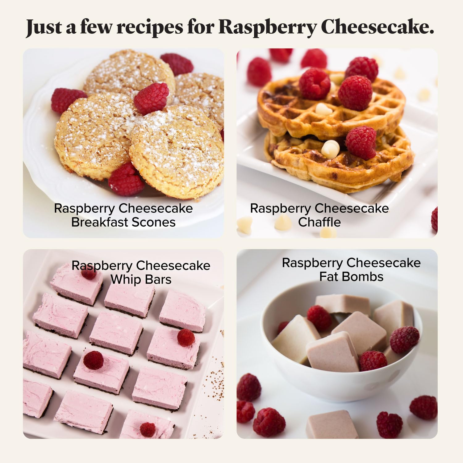 Keto Chow Raspberry Cheesecake tub stored in fridge flavors deepen over time