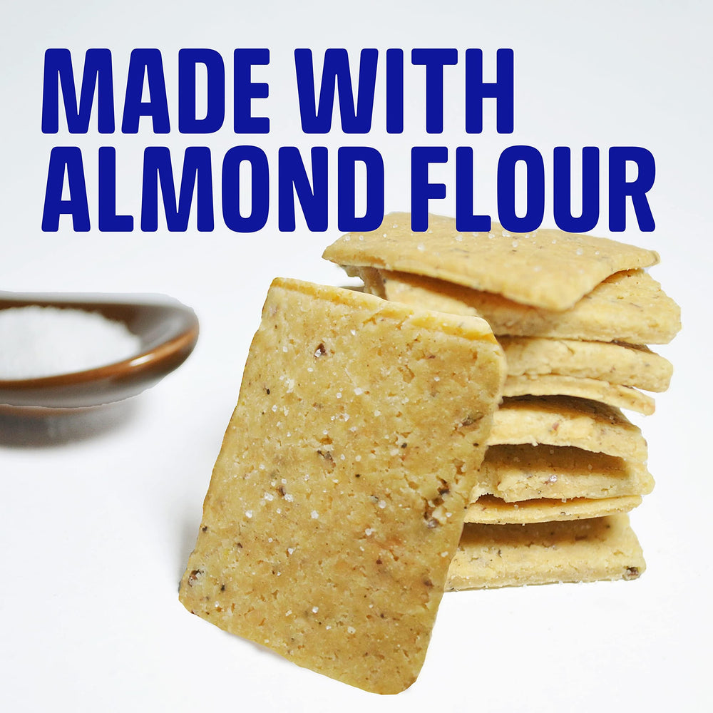 Keto Naturals Keto Crackers almond flour, nourishing high-fiber base.