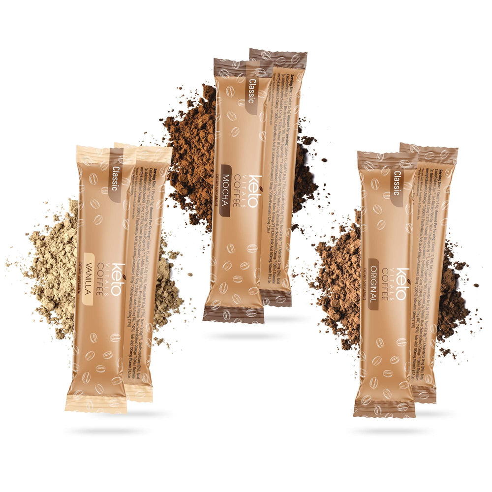 Keto Vitals Packaging unopened sticks for convenient portion control