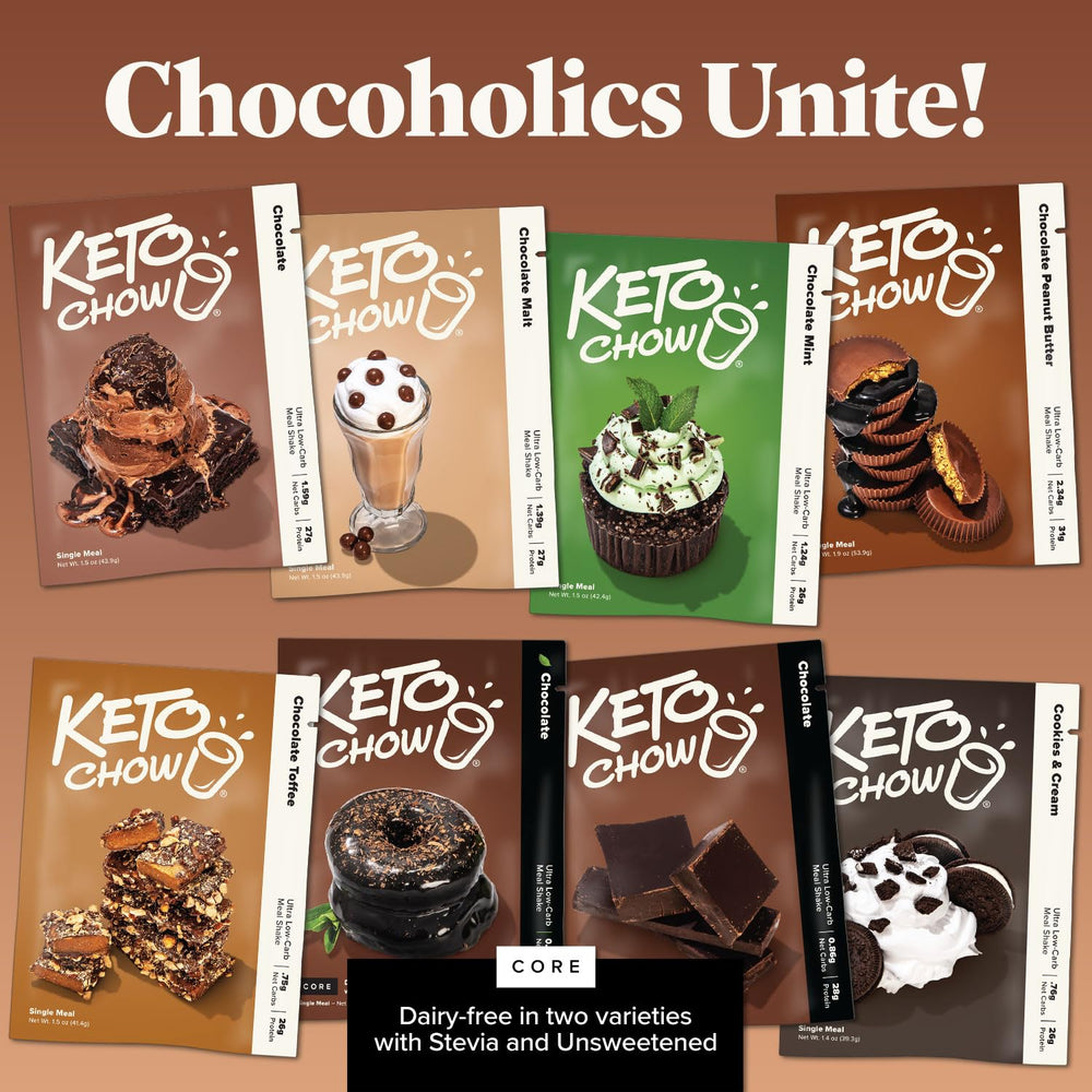 Keto Chow Chocolate Peanut Butter recipe idea for versatile keto meals.
