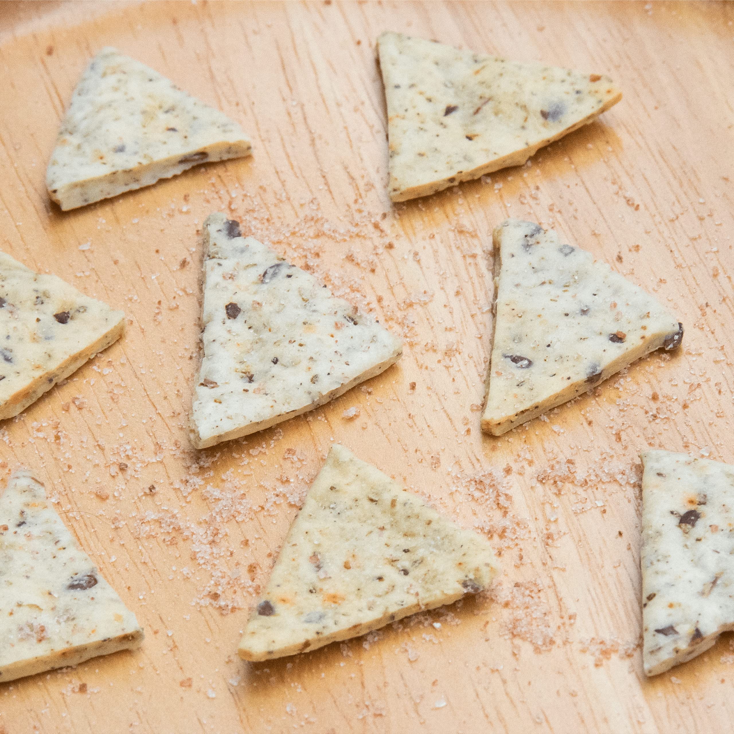 Keto Naturals gluten-free sea salt crackers on shelf