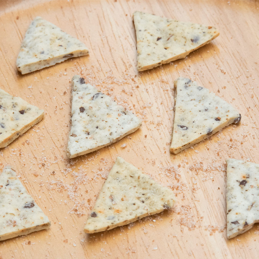 Keto Naturals gluten-free sea salt crackers on shelf