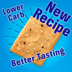 Keto Naturals Almond Flour Crackers in sea salt flavor offer a light, crunchy bite.