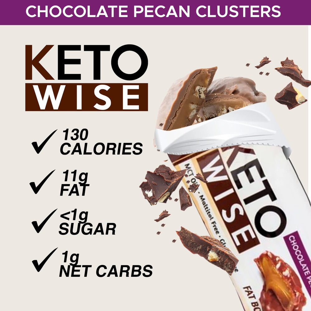 Keto Wise Fat Bombs on-the-go shot highlights portable keto-friendly energy.