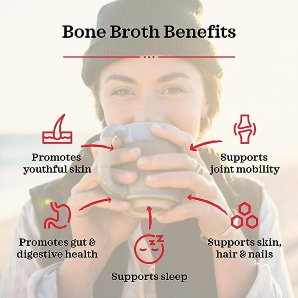 Kettle & Fire beef broth low-sodium simmer creates a rich flavor base for soups.