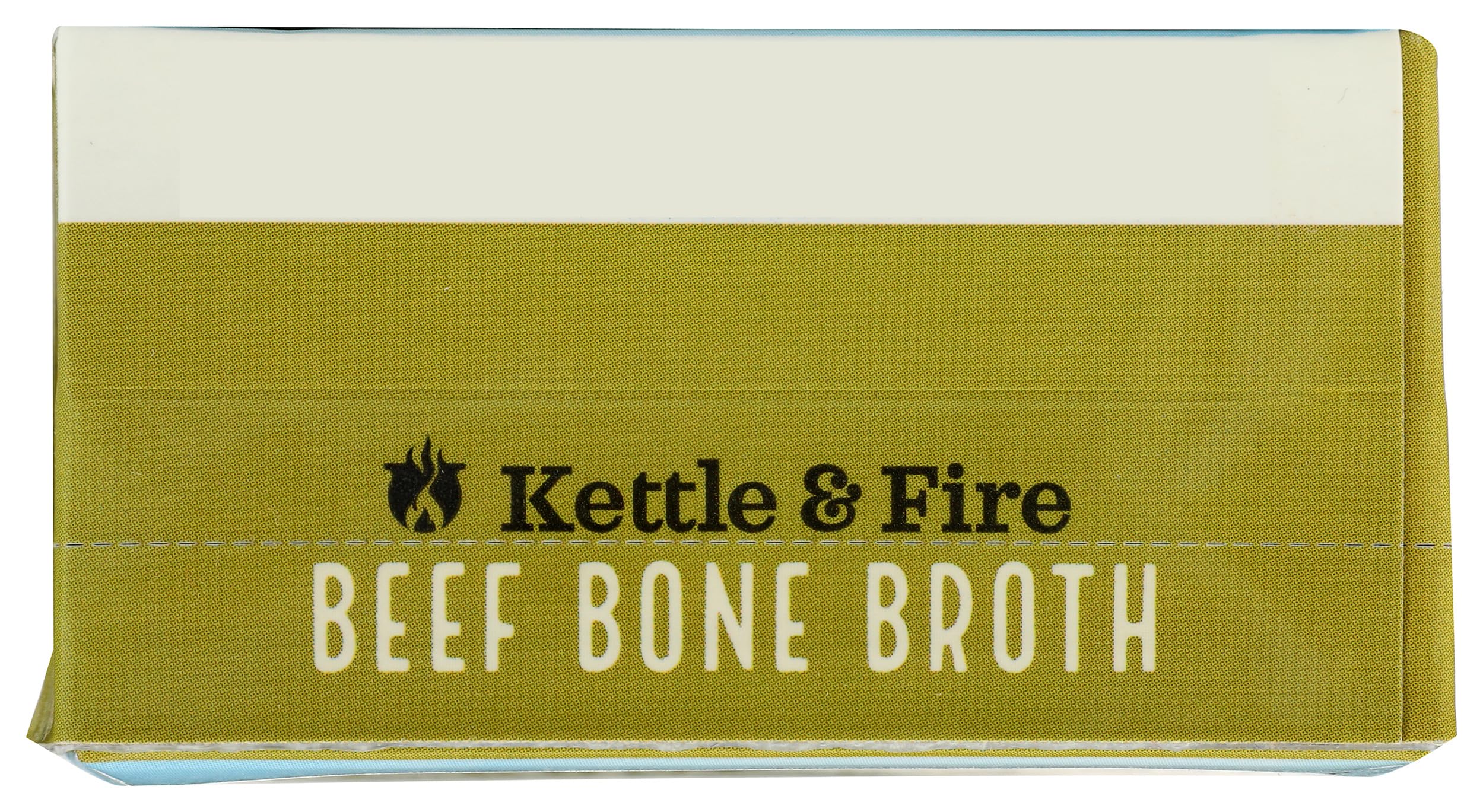 Kettle & Fire bone broth in cup ready to sip with cozy flavor