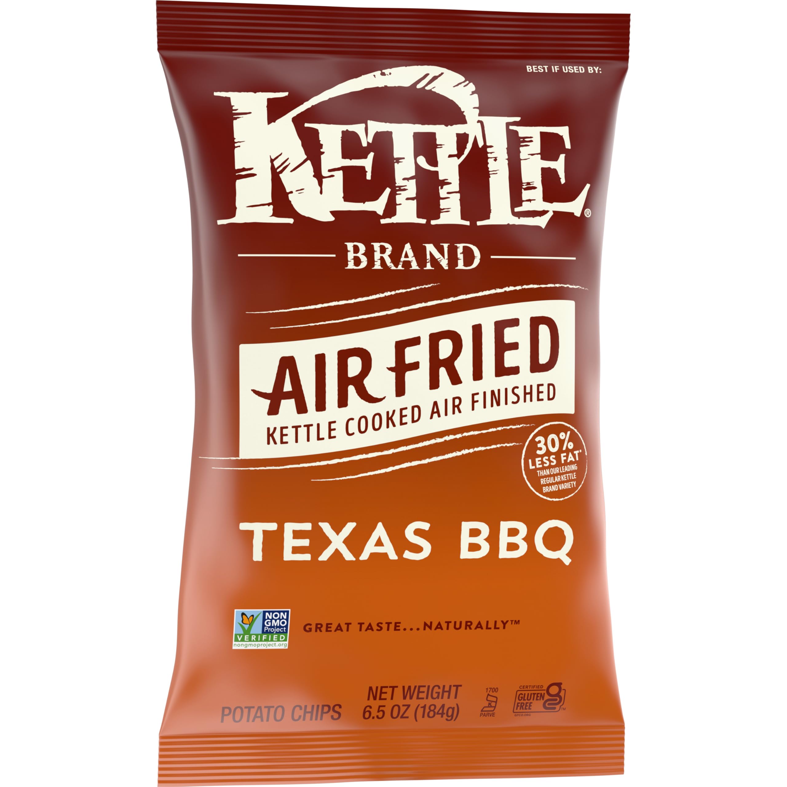 Kettle Brand Texas BBQ chips served with dip for gatherings.
