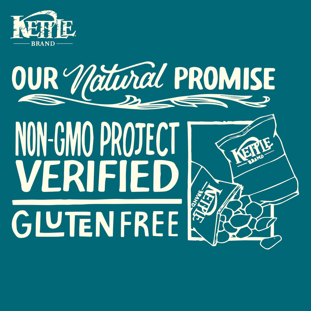 Kettle Brand gluten free and non-GMO label on bag