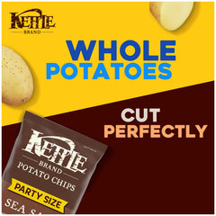 Kettle Brand chips made with three natural ingredients.