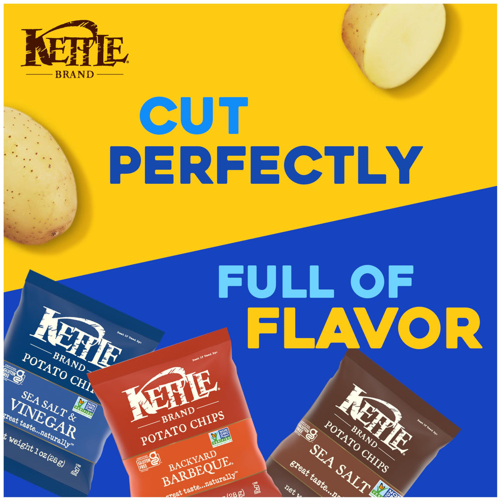Kettle Brand Kettle-Cooked Crunch closeup emphasizing hearty texture