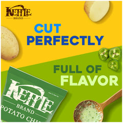Kettle Brand Jalapeno chips Non-GMO label for clean ingredients.