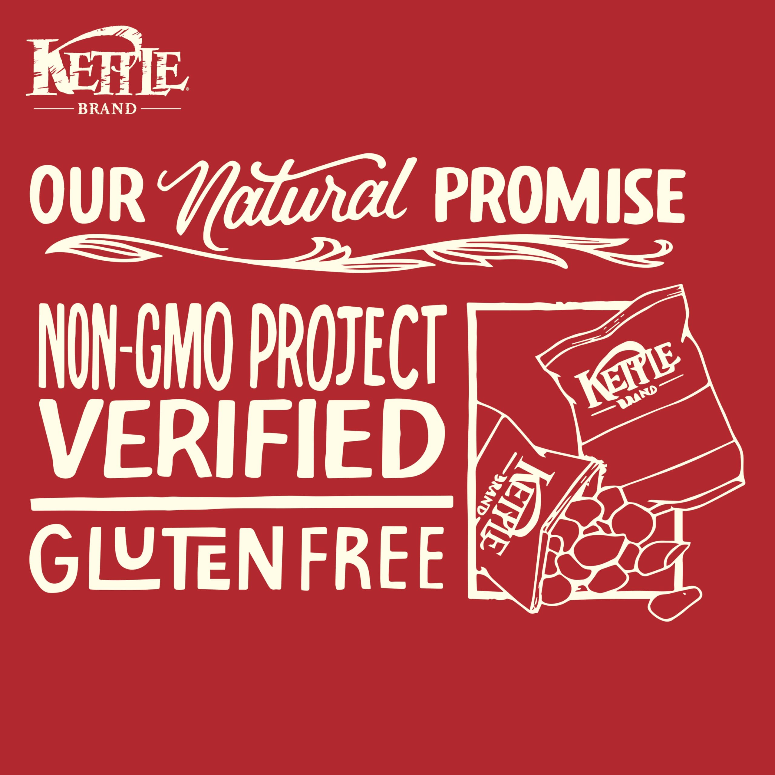 Non-GMO Project Verified seal on Kettle Brand chips