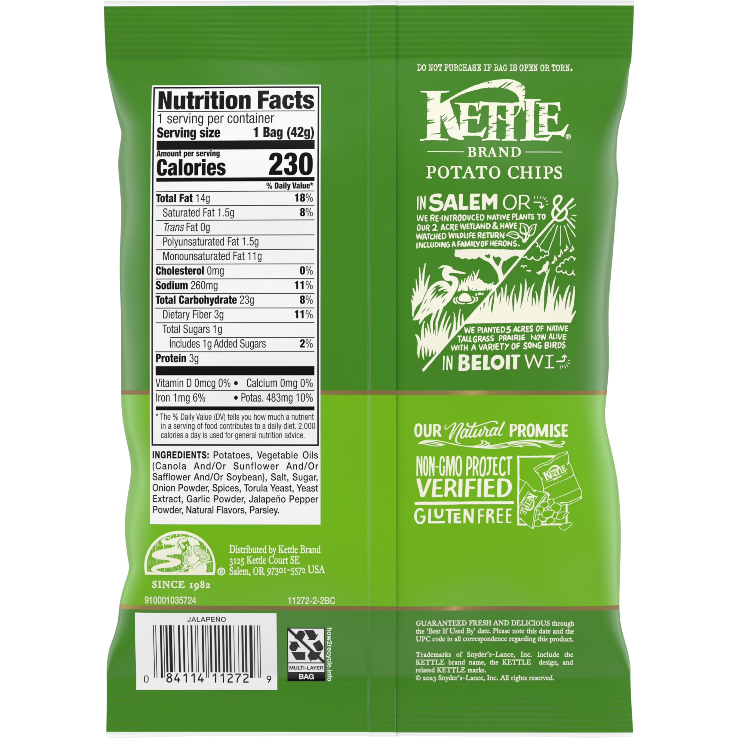 On the go 1.5 oz bag for snacks.
