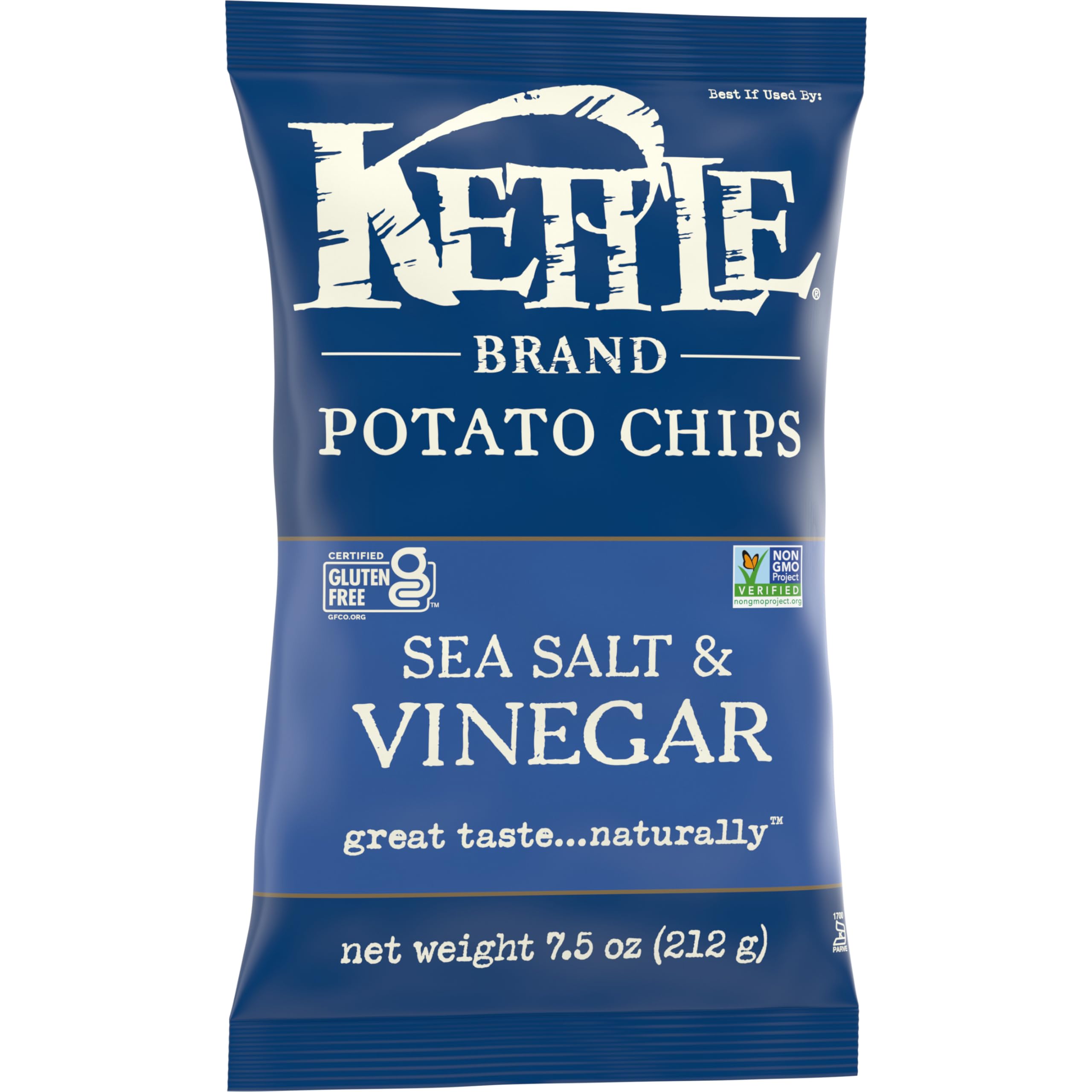 Open bag with reseal for keeping chips fresh