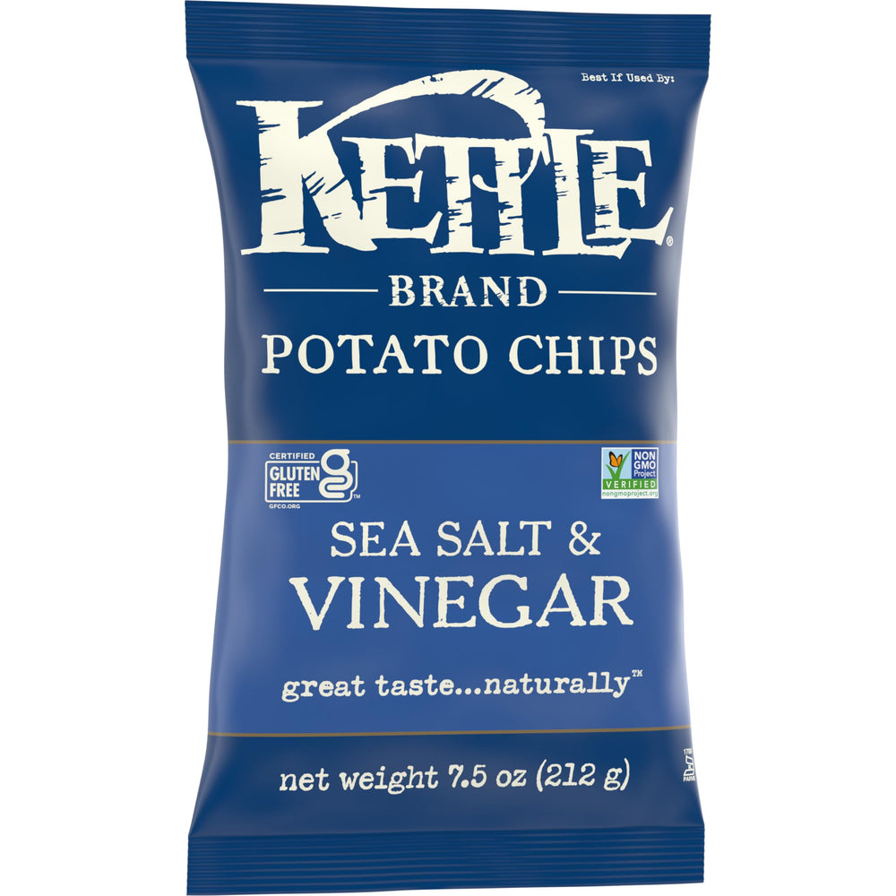 Open bag with reseal for keeping chips fresh