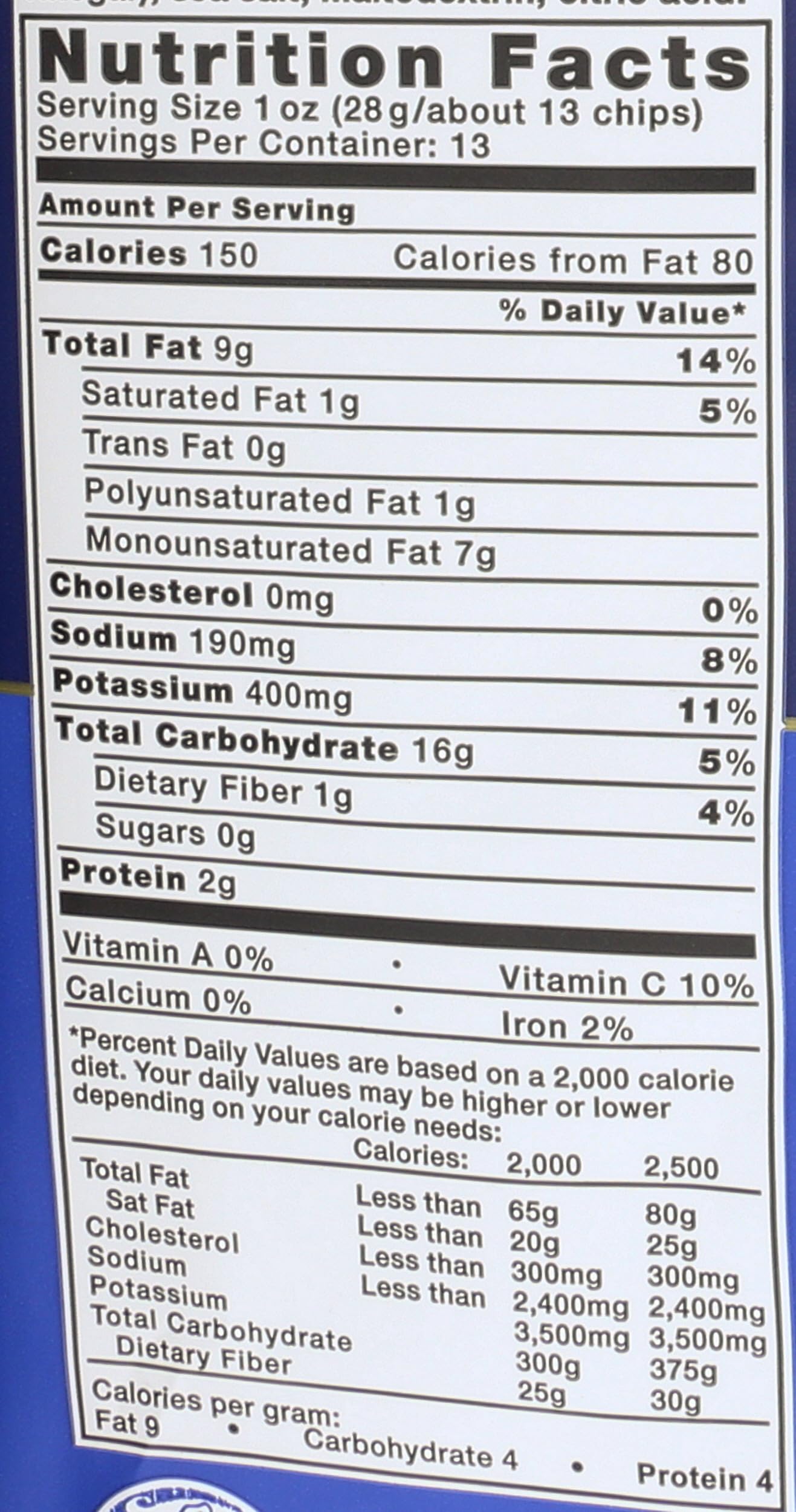 Front of Kettle Brand Salt & Vinegar bag for quick, grab-and-go snack.